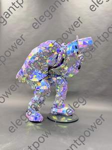 Traje <span class=keywords><strong>de</strong></span> Espejo Personalizado con Bloques <span class=keywords><strong>de</strong></span> Color para Adulto, Disfraz Masculino para Navidad, Halloween, Boda, Bar, Espectáculo - Product Image 3