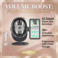 Appareil d'analyse de la peau du visage intelligent K57 AI, scanner 3D à 8 spectres, testeur de peau avec stockage cloud, détecteur microscopique des cheveux et du cuir chevelu