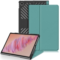 Nouvelle conception en gros pour Lenovo Tab Plus 11.5 TB351FU Custer Pure Color Étui pour tablette en cuir à 3 plis
