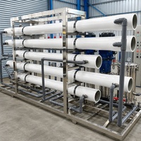 Système de filtration d'eau par osmose inverse (RO) à haut débit, efficace, fourni par l'usine, pour le traitement de l'eau potable en bouteille
