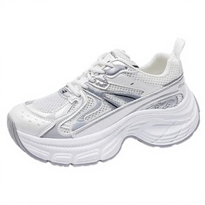 Old Man Sneaker Women's 2026 New Style Street-Walking Thick-Topped Retro Breathable Lightweight Summer <b>Cushioning</b> Autumn - Product Image 3