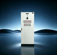 Gabinete de Control de Arranque Estrella-Triángulo de Acero al Carbono, Panel de Arranque de Motor Trifásico con Protección Contra Sobrecarga y Cortocircuito