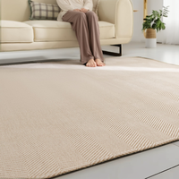 Rug Carpet 2 Seater Summer Herringbone Pattern Stylish Non-Slip Washable All Seasons Comfortable Living Mat Nordic