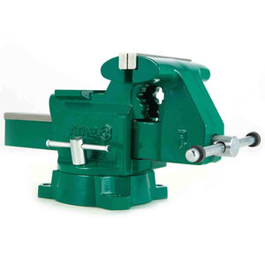 Tornillo de Banco Industrial de Hierro Dúctil Resistente Sata de 4 a 8 Pulgadas para Montaje en Banco de Trabajo con Superficie de Mordaza Lisa - Product Image 4
