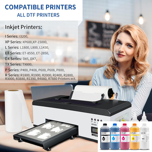 OCBESTJET Tinta de Alta Calidad para Impresora Textil DTF de 1000 ml para Epson L1800 L1300 L805 L800 P600 P800 I3200 e Impresoras de 9 Colores - Product Image 6