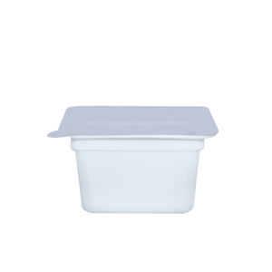 Gobelet carré en plastique PP à paroi simple, 45 ml, diamètre 53 mm, pour fromage, tofu, tomates fermentées, sauces végétariennes, coupelles à trempette personnalisables - Product Image 6