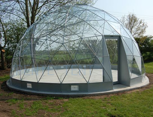 Nouvelle conception de tente de glamping de luxe en forme de capsule étoile, dôme géodésique en verre, hôtel, resort - Product Image 1