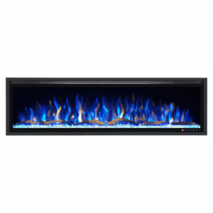 Cheminée électrique murale moderne à commande tactile <span class=keywords><strong>avec</strong></span> effet <span class=keywords><strong>de</strong></span> flamme LED, 220 V, 50''/60''/72'' - Product Image 3