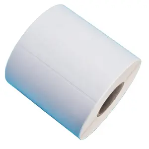 Ancho 1535mm * 6000m etiqueta adhesiva permanente Jumbo Roll etiqueta térmica directa adhesivo papel adhesivo recubierto superior y térmico ECO