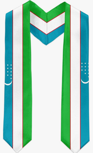 LOGOTIPO personalizado Producto de poliéster Fanáticos del evento de fútbol Banderas de mano Banderas NACIONALES DE <span class=keywords><strong>Uzbekistán</strong></span> - Product Image 2
