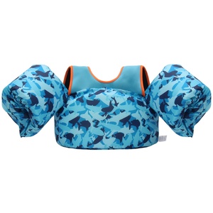 Gilet da bagno personalizzato per bambini in Neoprene con maniche a cartone animato Unisex braccioli per bambini giubbotto di salvataggio per imparare a nuotare equipaggiamento di sicurezza - Product Image 2