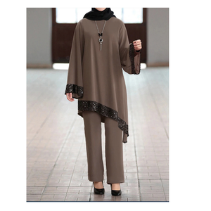 Abaya Caftan Musulman Robe Longue Femme Maxi Dubaï Turquie Moyen-Orient <span class=keywords><strong>Islam</strong></span> pour l'Aïd Ramadan - Product Image 2