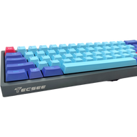 Clavier mécanique de jeu sans fil, touches PBT, clavier mécanique pour ordinateur de bureau, ordinateur portable, clavier d'ordinateur, PC