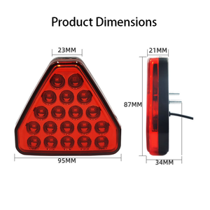 F1 <span class=keywords><strong>Triangle</strong></span> Style 12V Auto Tail Avertissement Frein Signal Lampe Nouvelle Condition Sportif Arrière Troisième Feu <span class=keywords><strong>De</strong></span> Freinage pour <span class=keywords><strong>Voiture</strong></span> Sécurité Pilote Arrêt - Product Image 2
