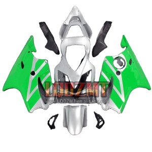 Corps d'injection pour HONDA <span class=keywords><strong>CBR</strong></span> 600F4i 600CC <span class=keywords><strong>600</strong></span> <span class=keywords><strong>F4i</strong></span> CBR600F4i 01 02 03 87No.26 CBR600 <span class=keywords><strong>F4i</strong></span> <span class=keywords><strong>2001</strong></span> 2002 2003 OEM Carénage vert argent - Product Image 1