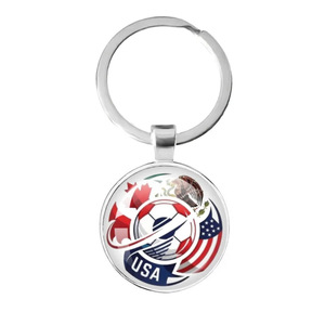 Llavero Promocional Redondo de Aleación de Zinc con Diseño de los 48 Países de EE. UU., Canadá y México 2026 - Product Image 5