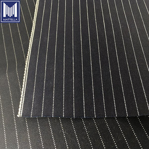 Quần Jeans 100% Cotton Màu Đen Kẻ Sọc Cho Nam, Quần Bò Công Sở Cắt Thẳng Đầu Gối - Product Image 6