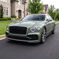 Kit carrosserie en fibre de carbone sèche style W12 pour Flying Spur 2020-2024, pièces aérodynamiques : lèvre avant, jupes latérales, diffuseur arrière, spoiler, sergé 3K