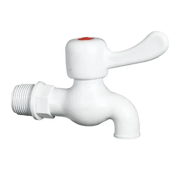 Rubinetto del rubinetto del bavaglino del tubo flessibile della lavatrice ad apertura rapida in PVC 1/2 per la cucina del giardino del bagno