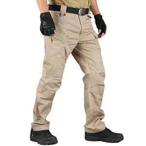 Herren Tactical Pants Cargo Rip Stop Wander hose Hose Wasser abweisende Arbeit Outdoor Casual 100% Polyester Jogger hose Loose