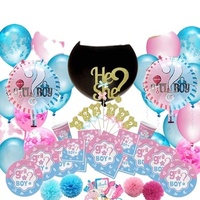 Ballon géant en latex noir de 36 pouces avec confettis - Durable et écologique pour Noël, les baby showers, Halloween, les fêtes de remise de diplômes