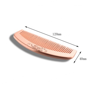 Hot Sale Custom Pocket Rose Gold Metal <b>Hair</b> <b>Comb</b> - Product Image 6