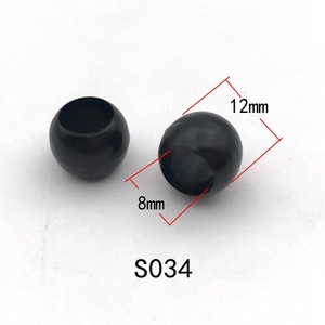 Hebillas de Plástico Domai, Perlas de Millet de 9mm, Esféricas, Duraderas, para Chaquetas de Plumón - Product Image 4
