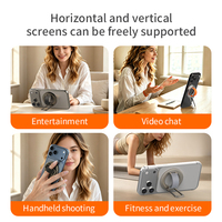 Support de téléphone magnétique de bureau JILIAN avec rotation à 360°, en alliage de zinc, compatibilité universelle, emballage personnalisable