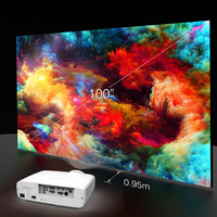 Projecteur laser 3LCD OEM 4K à courte focale K201 3500 lumens ANSI, objectif manuel, Pico, enseignement scolaire, salle de classe, éducation