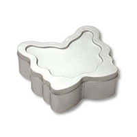 Boîte de rangement décorative en métal scellable en forme de papillon pour collations, bonbons, biscuits, emballage cadeau de fêtes