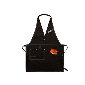 <span class=keywords><strong>Tablier</strong></span> en toile noire durable avec col, idéal <span class=keywords><strong>pour</strong></span> les chefs, le jardinage et l'usage domestique, accessoire <span class=keywords><strong>de</strong></span> <span class=keywords><strong>cuisine</strong></span> <span class=keywords><strong>pour</strong></span> hommes, vente en gros - Product Image 6