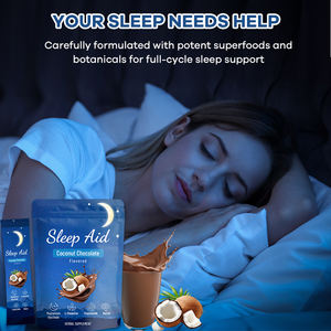 Suplemento para Dormir OEM, Reishi, Glicinato <span class=keywords><strong>de</strong></span> <span class=keywords><strong>Magnesio</strong></span>, L-Teanina, Chocolate <span class=keywords><strong>de</strong></span> <span class=keywords><strong>Coco</strong></span>, Polvo para Ayudar a Dormir - Product Image 4