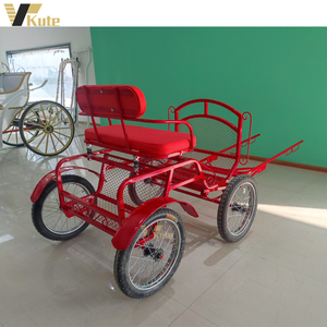 عربة صغيرة تجرها الخيول للأطفال عربة حصان مسننة مهر عربة زفاف عتيقة - Product Image 6