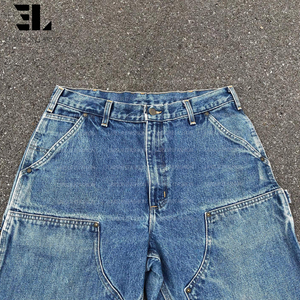 Giacca da lavoro in stile carpentiere lavoratrice da lavoro per lavoro con gemma con strass di diamanti - Product Image 5