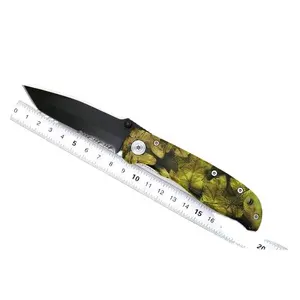 good quality stainless steel material type outdoor utility folding slide blade pocket knife