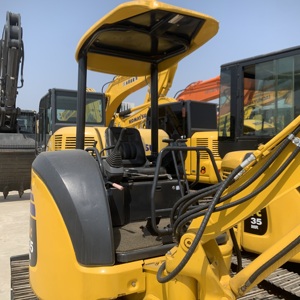 Bonne et bon marché mini-pelle Komatsu PC35mr PC40mr PC50mr d'occasion pelle de machines de construction d'ingénierie d'occasion - Product Image 4