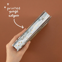 Ensemble de carnets de notes LABON Winter Wonders Luxury A5 à points, papier anti-transfert 160 g/m², bords imprimés, illustrations fantaisistes