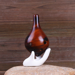 Ocarina en céramique à 6 trous, accordée en Do, instrument à vent traditionnel chinois pour les débutants en musique (vente en gros) - Product Image 2