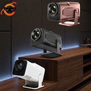 180 Degree Rotating Stand Short <b>Throw</b> Projector 1:0.9 Smart Android Beamer for Ceiling Cinema 62 390 ANSI - Product Image 2