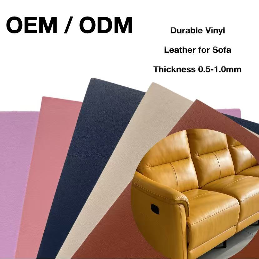 Factory Direct Eco-Friendly Custom Colors Abrasion-Resistant Anti-Mildew Water-Based PVC Synthetic Leather Soft