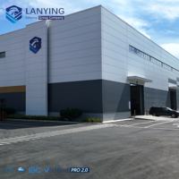 Nave Industrial Prefabricada de Acero de Gran Envergadura, Estructura Resistente a Terremotos de Grado 9, con Durabilidad de 50 Años