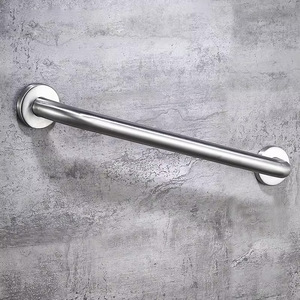 Barra de apoyo de acero inoxidable para baño, barra de seguridad accesible para personas mayores, para uso en inodoros y bañeras - Product Image 2