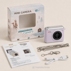 Appareil photo numérique compact S6 2,5K, 64MP, écran IPS de 1,4 pouce, zoom 16x, enregistreur vidéo en time-lapse pour YouTube, TikTok, adolescents - Product Image 1