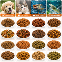 Alimento automático para mascotas, croquetas, alimento para peces, línea de producción completa, máquina para hacer comida seca para perros y gatos, línea de procesamiento