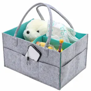 Mochila grande personalizada para fraldas de bebês, sacola de algodão à prova d'água para mamãe e bebê, organizador com alça