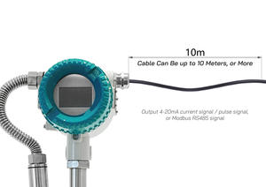 4-20ma RS485スマート高温過熱蒸気渦流量計工場価格 - Product Image 5