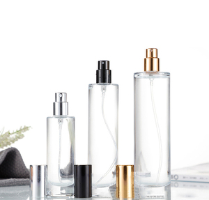 Flacon de parfum en verre transparent pour huiles essentielles, flacon cosmétique scellé - Product Image 1