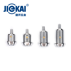Cylindre de serrure à came différente en alliage de zinc de haute qualité Jk500 avec clé tubulaire à vis pour casiers, boîtes aux lettres - Product Image 6