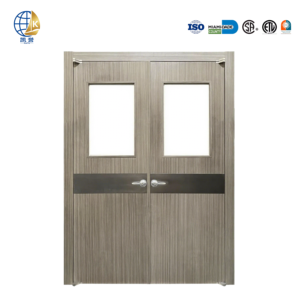 <span class=keywords><strong>Puerta</strong></span> Comercial de Acero Resistente al Fuego para Espacios de Trabajo Compartidos, Diseño Contemporáneo, Acabado Gris Resistente - Product Image 1