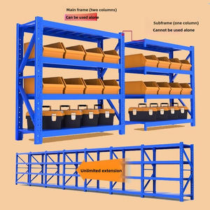 Étagère <span class=keywords><strong>de</strong></span> rangement robuste personnalisable pour <span class=keywords><strong>garage</strong></span>, multi-niveaux, installation facile, plusieurs couleurs, jaune, usage commercial et domestique - Product Image 5